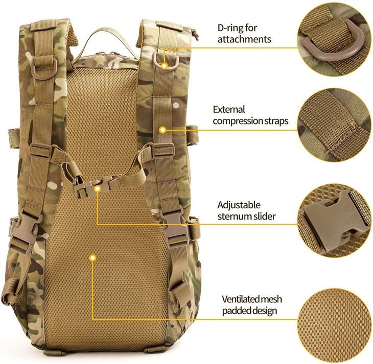 Tactical Backpack Men Military Assault Pack