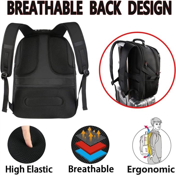 Waterproof USB Charging Anti-theft Laptop Backpack