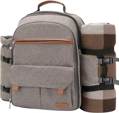 Mochila de picnic aislada con compartimento más fresco
